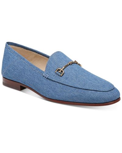 Sam Edelman Loraine Tailored Loafers - Blue