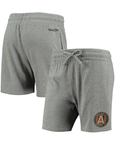 Mitchell & Ness Atlanta United Fc Logo Shorts - Gray