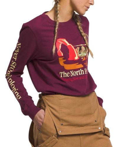The North Face Places We Love Long-sleeve T-shirt - Red