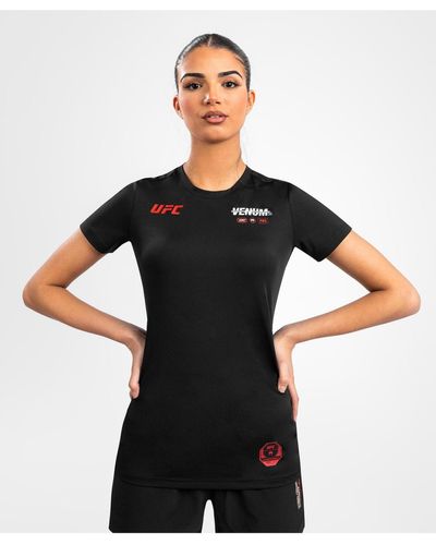 Venum Ufc Authentic Adrenaline Fight Week T-shirt Jersey - Black