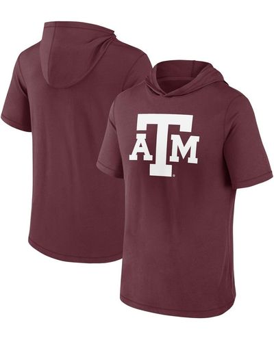 Fanatics Texas A&m aggies Primary Logo Hoodie T-shirt - Purple