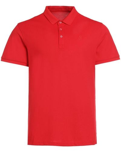 Bellemere New York Bellemere Plain Cotton Polo - Red
