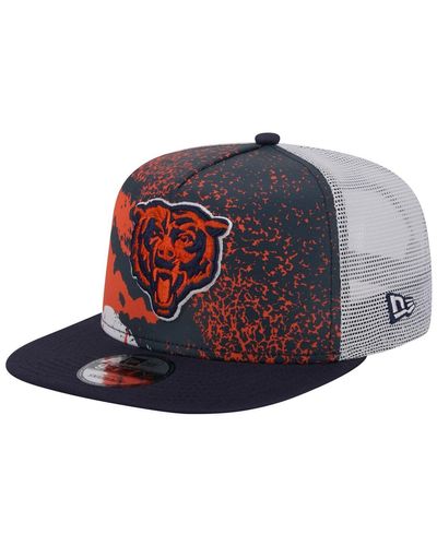 KTZ Navy Chicago Bears Court Sport 9fifty Snapback Hat - Blue