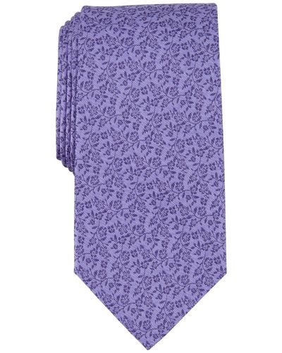 Michael Kors Linley Floral Tie - Purple