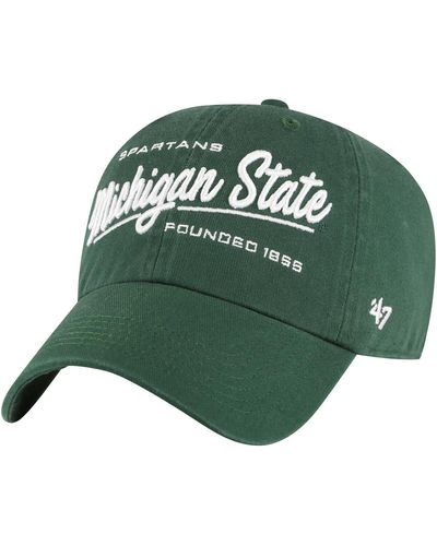 '47 Michigan State Spartans Sidney Clean Up Adjustable Hat - Green