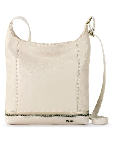 The Sak De Young Small Leather Crossbody - Natural