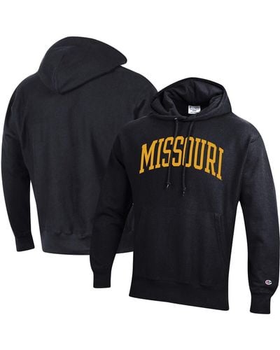 Champion West Virginia Mountaineers Team Arch Reverse Weave Pullover Hoodie - Blue