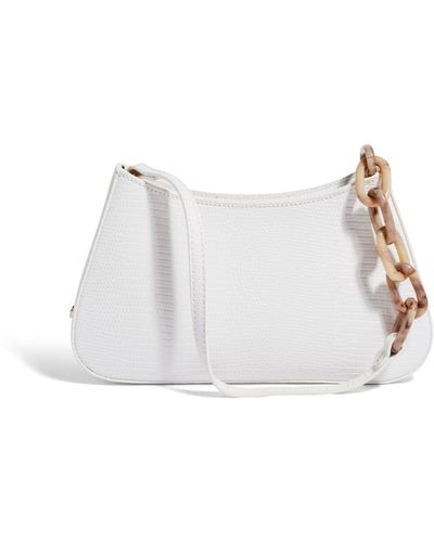 House of Want H.o.w Newbie Baguette Shoulder Bag - White