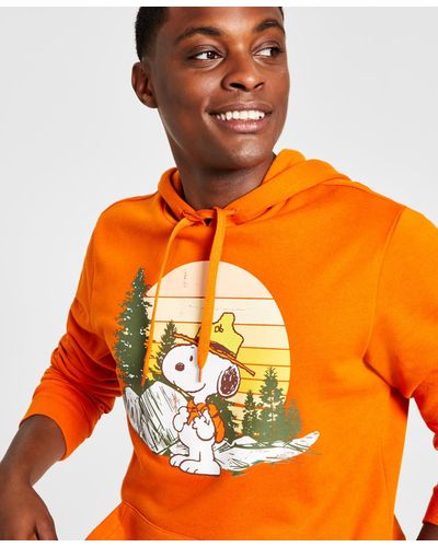 Hybrid Camp Snoopy Graphic Hoodie - Orange