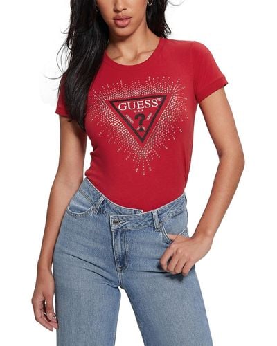 Guess Star Triangle T-shirt - Red