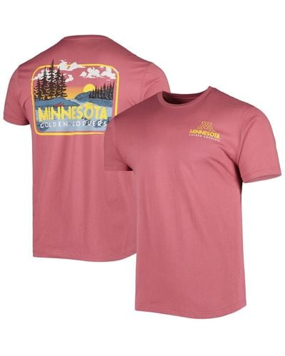 Image One Minnesota Golden Gophers Hyperlocal T-shirt - Pink