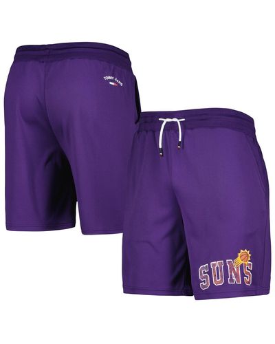 Tommy Hilfiger Phoenix Suns Mike Mesh Basketball Shorts - Purple