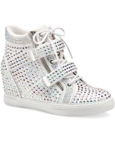 INC International Concepts Debby Wedge Sneakers, Created For Macy's - Multicolor