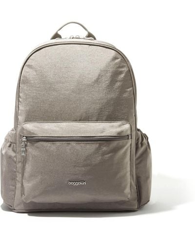 Baggallini On The Go Small Laptop Backpack - Gray