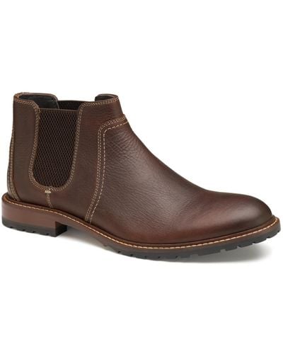 Johnston & Murphy Bedford Chelsea Boots - Brown