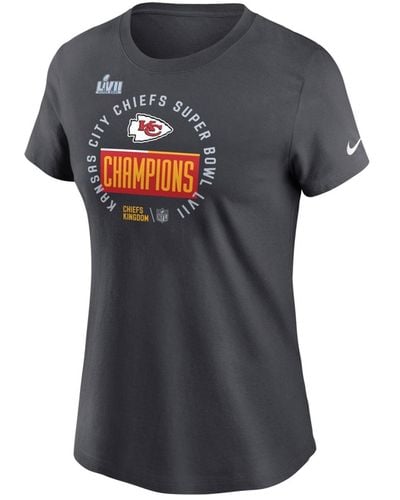 Nike Kansas City Chiefs Super Bowl Lvii Champions Locker Room Trophy Collection T-shirt - Black