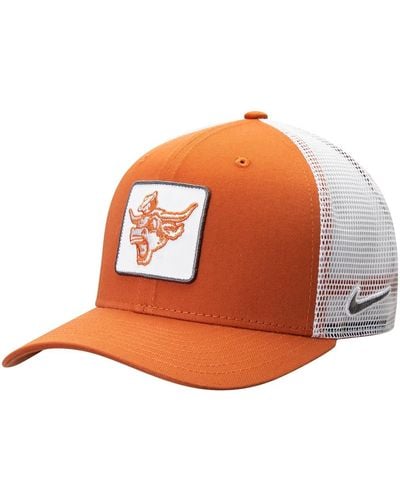 Nike Texas Texas Longhorns Classic 99 Alternate Logo Trucker Adjustable Snapback Hat - Orange