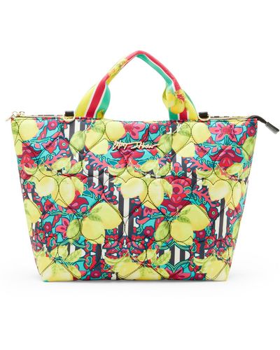 Betsey Johnson Fresh N Fruity Insulated Cooler Tote - Blue
