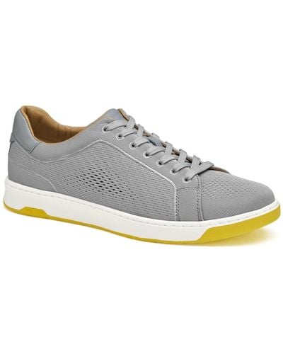 Johnston & Murphy Daxton Knit Lace-up Sneakers - White