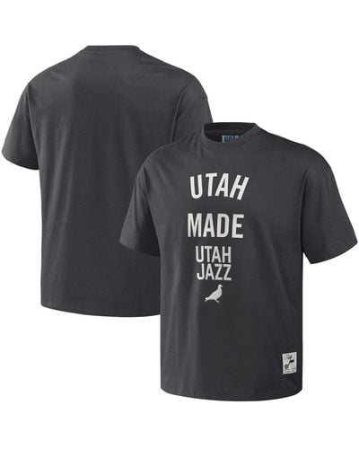 Staple Nba X Utah Jazz Heavyweight Oversized T-shirt - Black