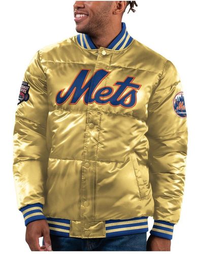 Starter New York Mets 2023 Subway Series Bronx Bomber Full-snap Jacket - Metallic