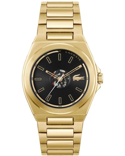 Lacoste Reno Gold-tone Stainless Steel Bracelet Watch 42mm - Metallic