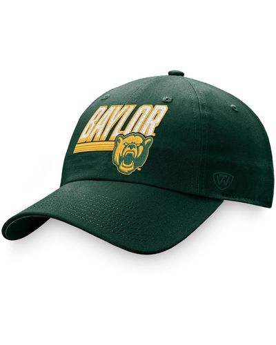 Top Of The World Baylor Bears Slice Adjustable Hat - Green