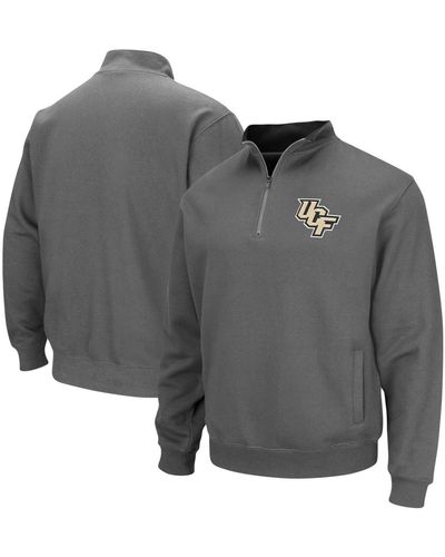 Colosseum Athletics Ucf Knights Tortugas Logo Quarter-zip Pullover Jacket - Gray