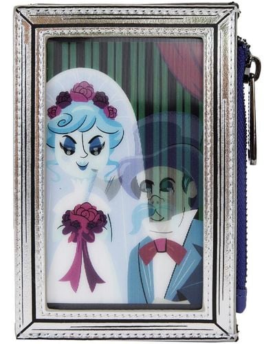 Loungefly The Haunted Mansion The Black Widow Bride Cardholder - Gray