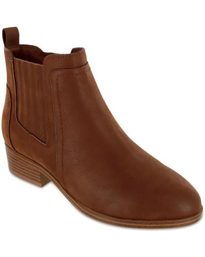MIA Belle Ankle Booties - Brown