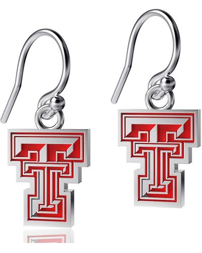 Dayna Designs Texas Tech Red Raiders Enamel Dangle Earrings