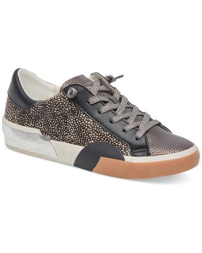 Dolce Vita Zina Lace Up Sneakers - Gray
