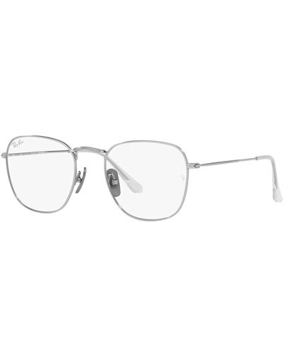 Ray-Ban Frank Titanium Optics Eyeglasses - Metallic