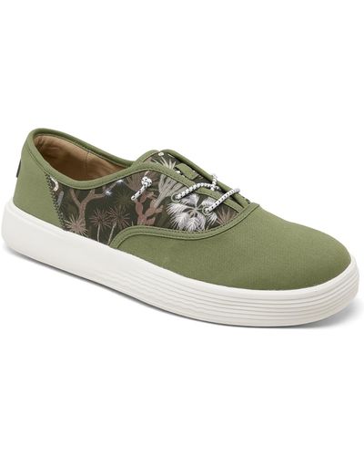 Hey Dude Conway Desert Casual Sneakers From Finish Line - Green