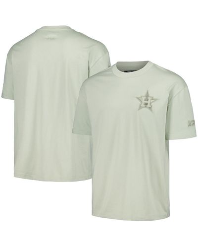 Pro Standard Houston Astros Neutral Cj Dropped Shoulders T-shirt - Green