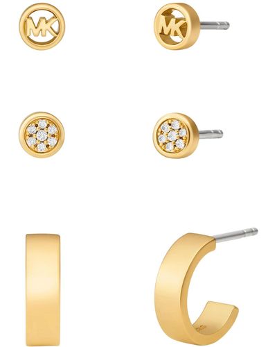 Michael Kors Trio Earrings Gift Set - White