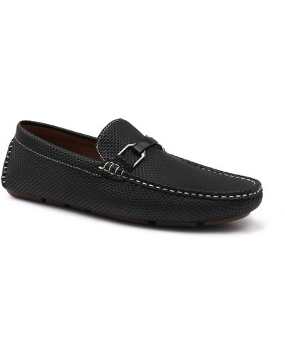 Aston Marc Charter Driving Loafers - Black