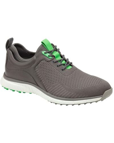 Johnston & Murphy Xc4 Water-resistant H2 Sport Hybrid Knit Golf Shoes - Gray