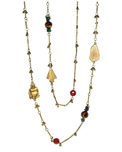 1928 T.r.u. By 14 K Gold Dipped Droplet Chain - Metallic
