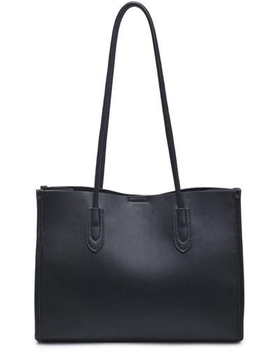 Urban Expressions Sidney Smooth Tote - Black