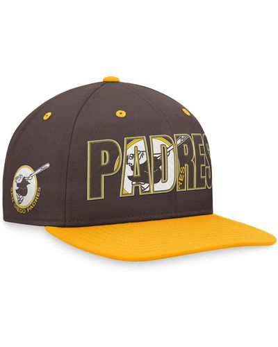 Nike San Diego Padres Cooperstown Collection Pro Snapback Hat - Brown