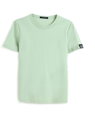 Bellemere New York Bellemere Grand Crew-neck Cotton T-shirt - Green