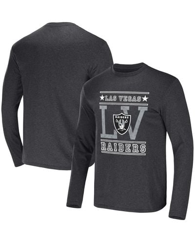Fanatics Nfl X Darius Rucker Collection By Las Vegas Raiders Long Sleeve T-shirt - Gray