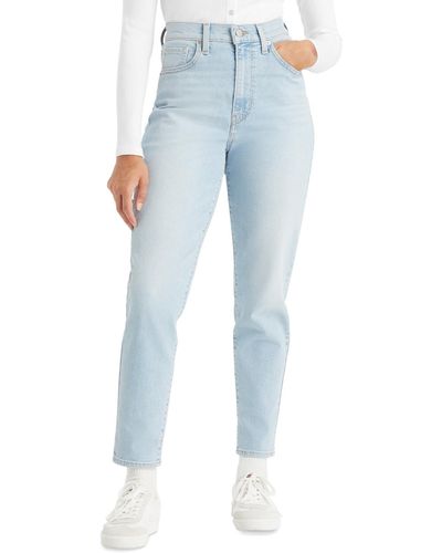 Levi's High-waist Casual Mom Jeans - Blue