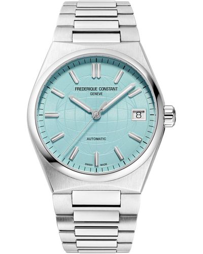 Frederique Constant Swiss Automatic Highlife Stainless Steel Bracelet Watch 34mm - Gray