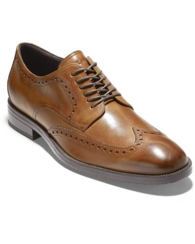 Cole Haan Modern Essentials Wing Oxford Shoes - Brown