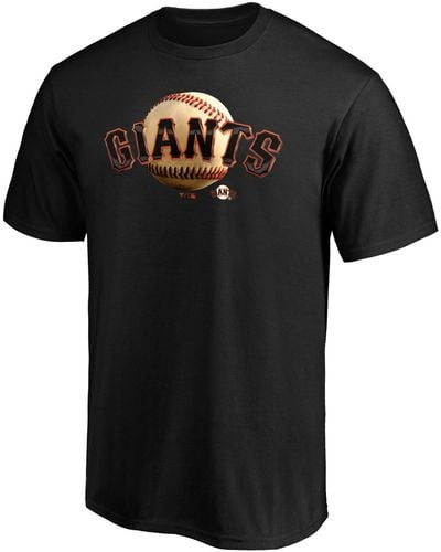 Majestic San Francisco Giants Midnight Mascot T-shirt - Black