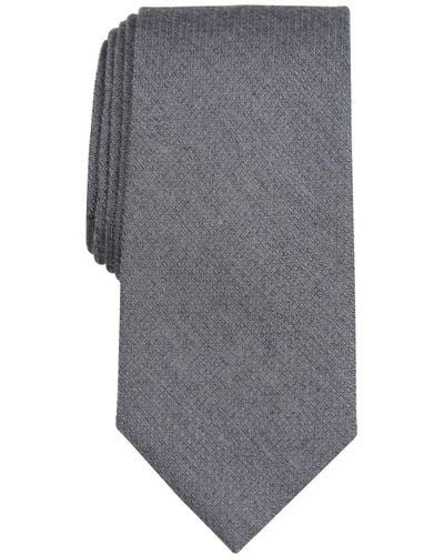 Michael Kors Solid Black Tie - Gray