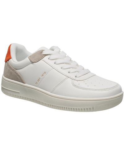 French Connection Avery Low Cut Lace Up Sneaker - White