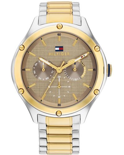 Tommy Hilfiger Multifunction Two-tone Stainless Steel Watch 40mm - Metallic
